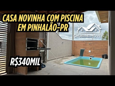 Foto do imóvel CASA NOVINHA COM PISCINA EM PINHALÃO-PR R$340MIL