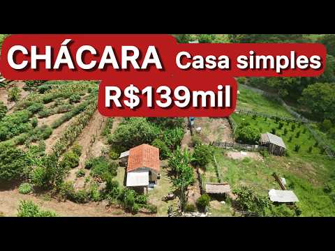 Foto do imóvel CHÁCARA COM MUITAS FRUTAS E CASA SIMPLES SOMENTE R$139 mil