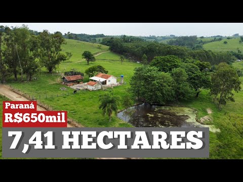 Foto do imóvel ÓTIMA CHÁCARA PLANA COM CASA 7.41 HECTARES COM CASA E REPRESA R$650mil