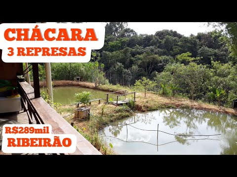 Foto do imóvel CHÁCARA 2 CASAS 3 REPRESAS + RIBEIRÃO R$289mil