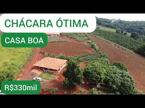 Foto do imóvel CHÁCARA EXCELENTE + CASA BOA + MINA D'ÁGUA R$330MIL