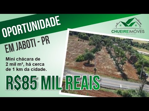 Foto do imóvel OPORTUNIDADE PRA VOCÊ ADQUIRIR SUA MINI-CHÁCARA NO PARANÁ R$85MIL JABOTI-PR