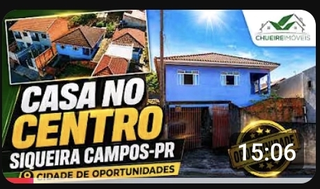 Foto do imóvel CASA – À VENDA NO CENTRO DE SIQUEIRA CAMPOS/PR